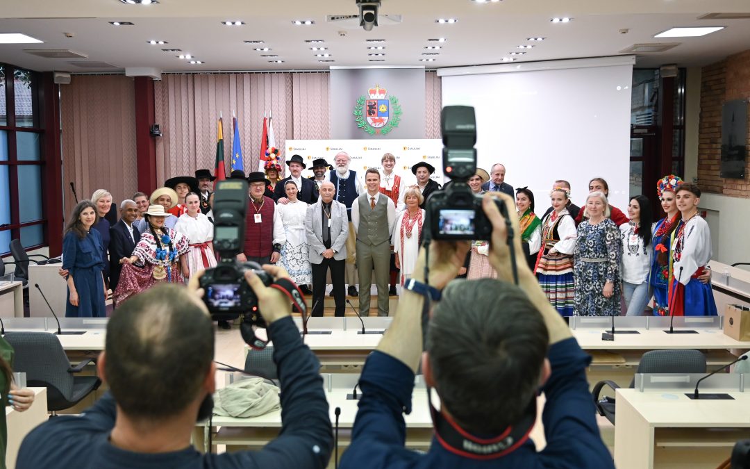 4 July Official welcome in Šiauliai city manucipality