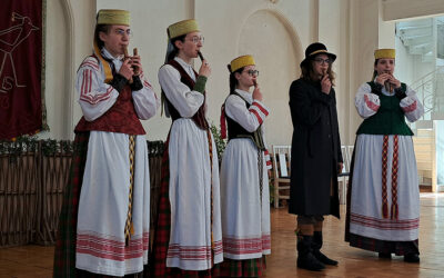 Participant of the Concert “Let the Kanklės Play“: Traditional kanklės ensemble of Biržai “Saulė” gymnasium (Lithuania)